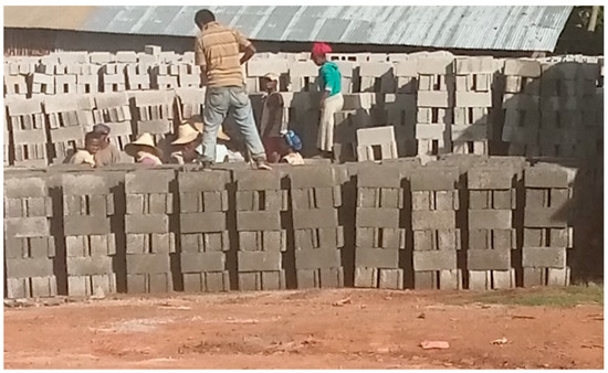 Cement and bricks